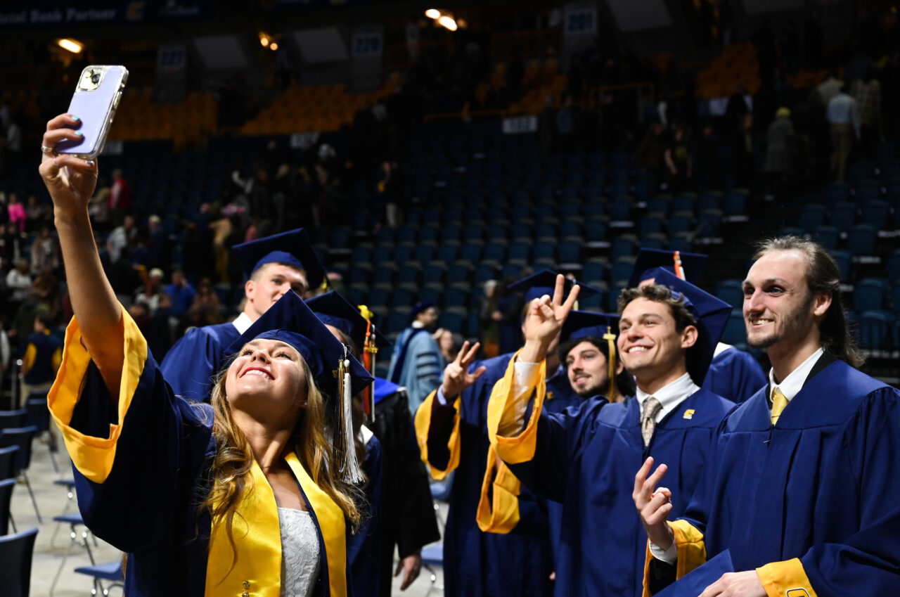Undergraduate commencement, Saturday, Dec. 17, 2022 in McKenzie Arena.