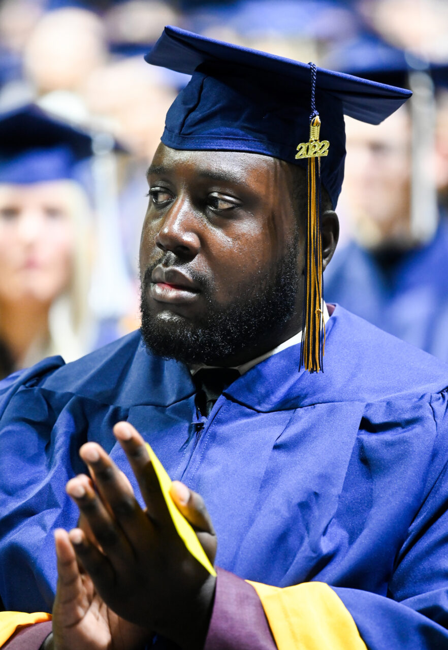 Undergraduate commencement, Saturday, Dec. 17, 2022 in McKenzie Arena.