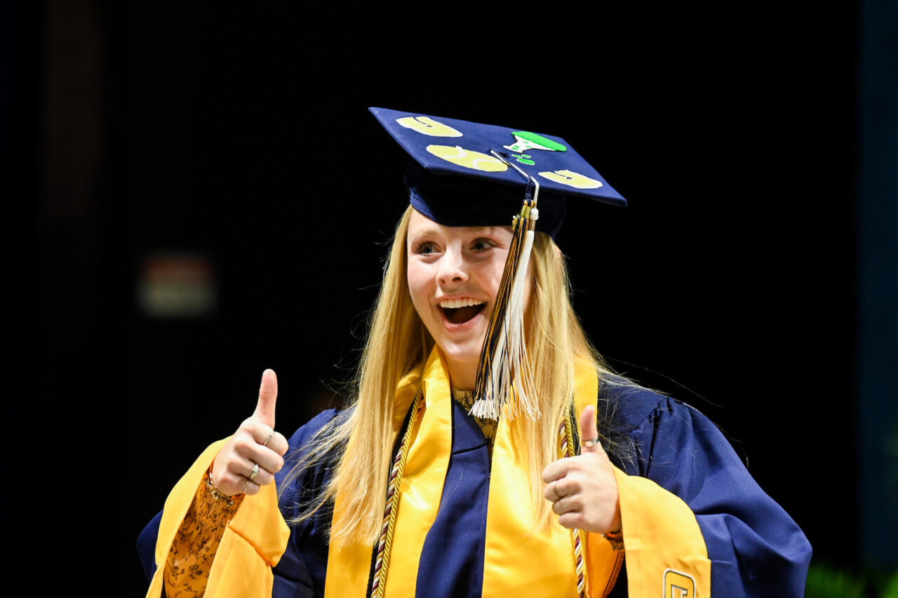 Undergraduate commencement, Saturday, Dec. 17, 2022 in McKenzie Arena.
