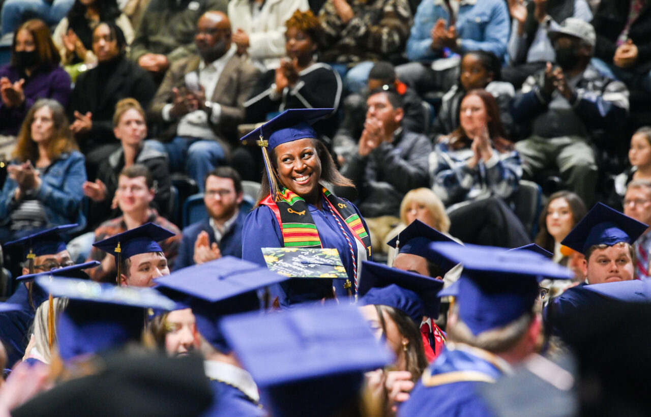 Second Undergraduate commencement, Saturday, Dec. 17, 2022 in McKenzie Arena.
