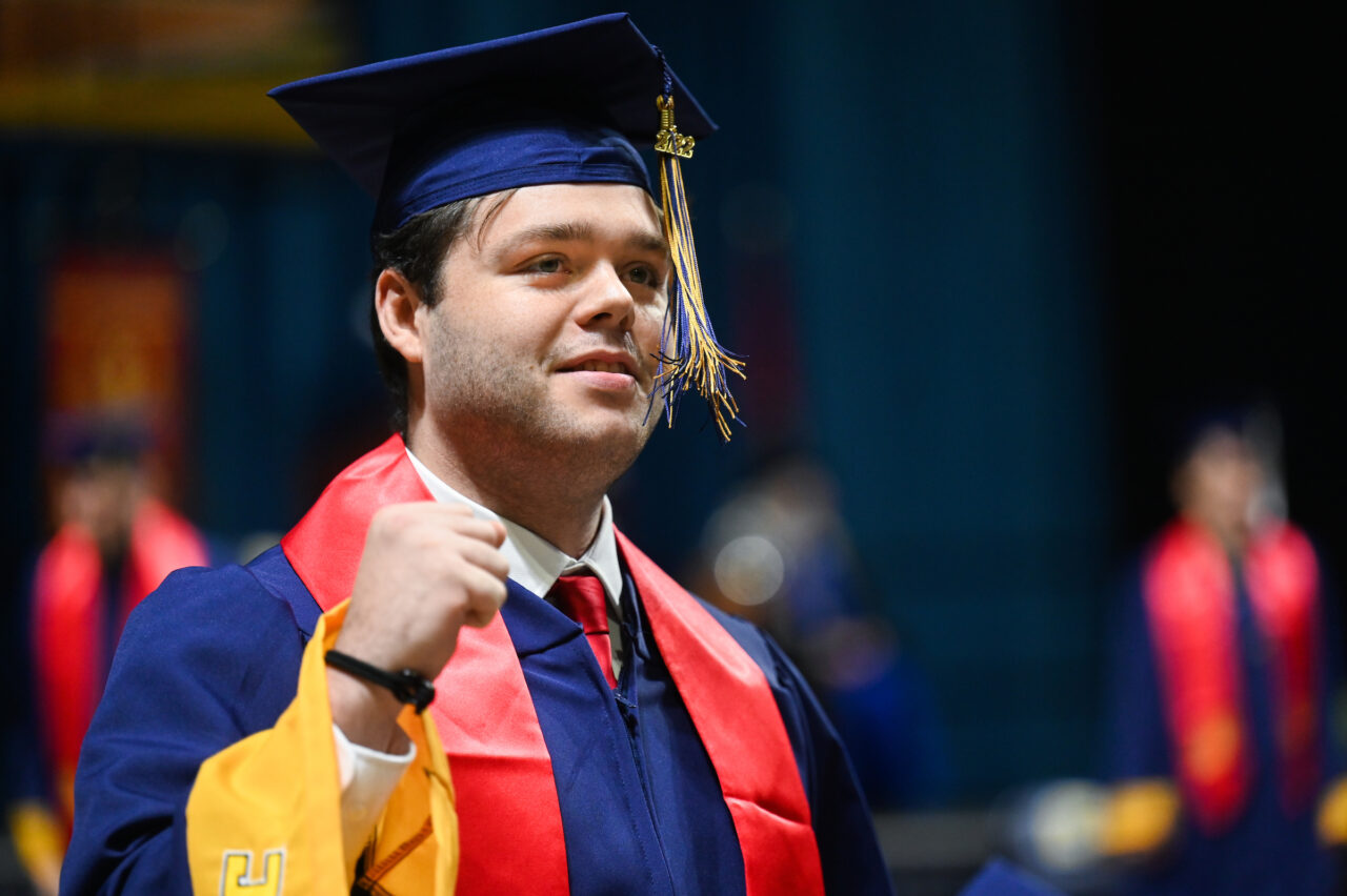 Second Undergraduate commencement, Saturday, Dec. 17, 2022 in McKenzie Arena.