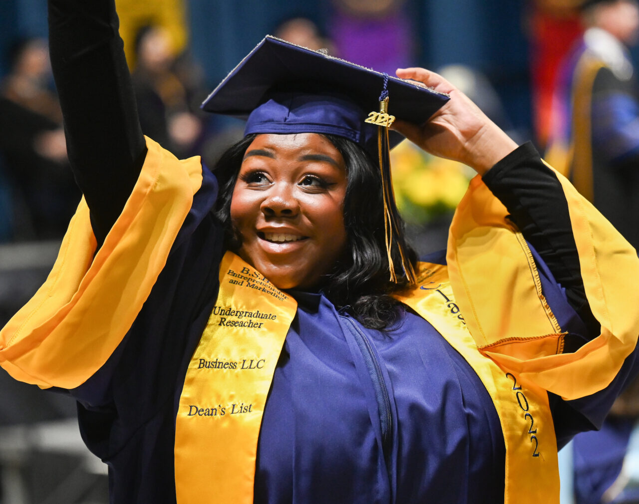 Second Undergraduate commencement, Saturday, Dec. 17, 2022 in McKenzie Arena.