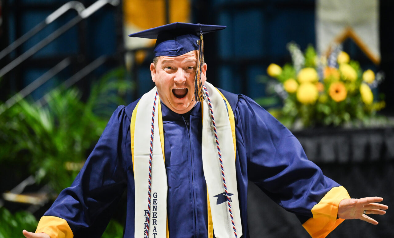 Second Undergraduate commencement, Saturday, Dec. 17, 2022 in McKenzie Arena.