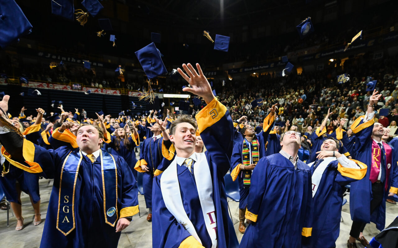 Second Undergraduate commencement, Saturday, Dec. 17, 2022 in McKenzie Arena.