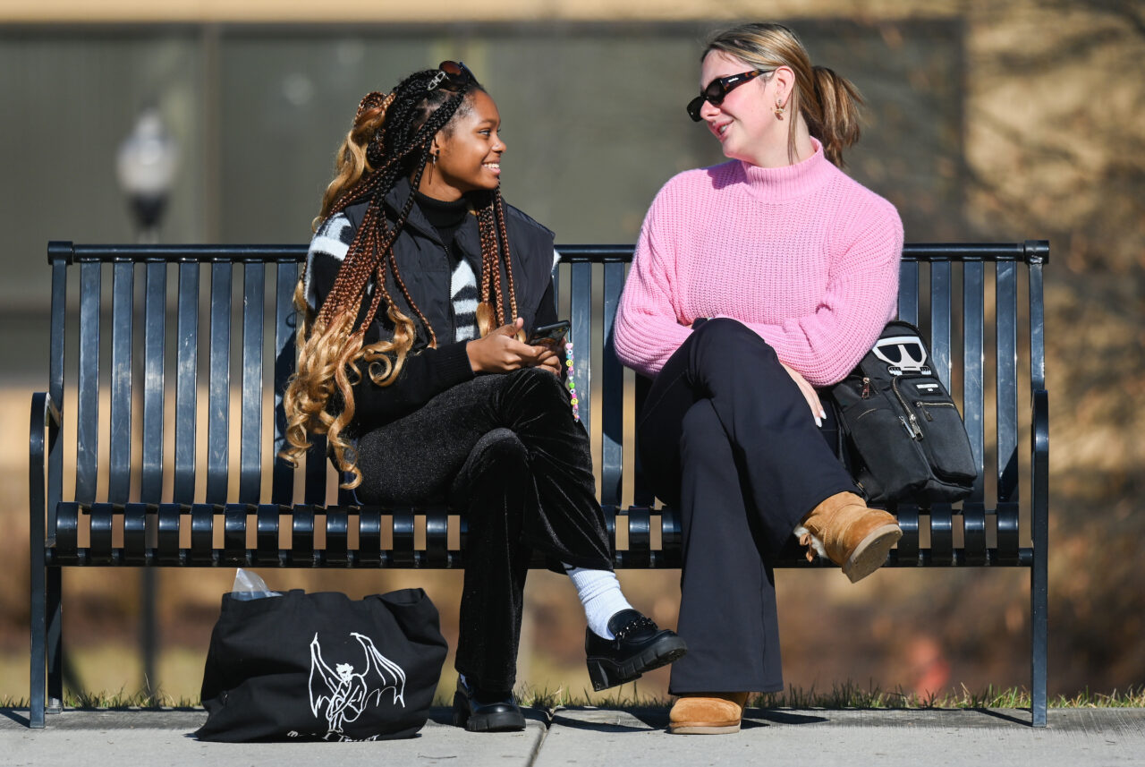 Students on campus, Monday, Jan. 9, 2023