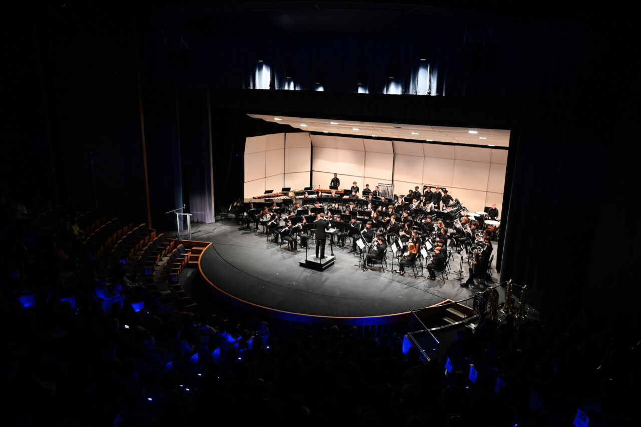 Try-State Honor Band, Chattahoochie Wind Ensemble performance, Thursday, Jan. 19, 2023 in the Roland Hayes Concert Hall.