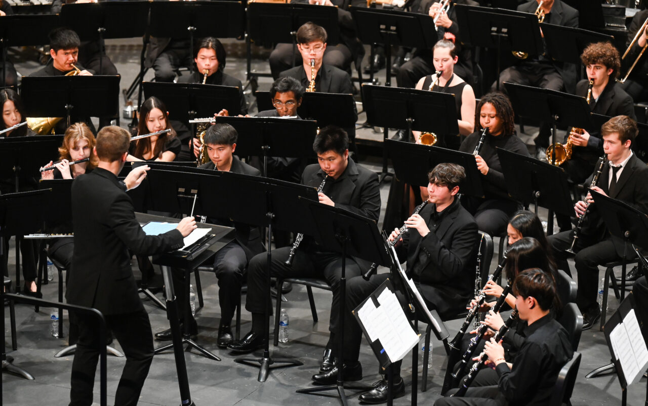 Try-State Honor Band, Chattahoochie Wind Ensemble performance, Thursday, Jan. 19, 2023 in the Roland Hayes Concert Hall.