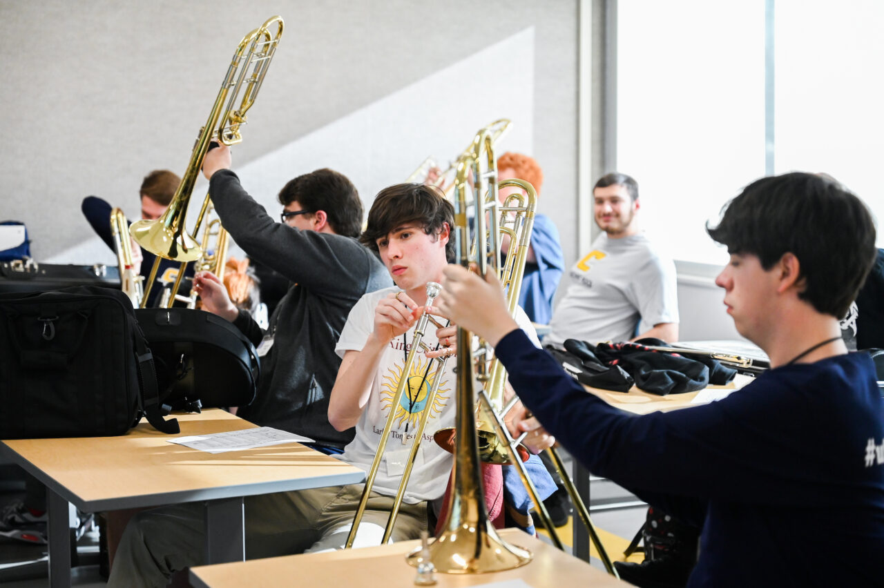 Honor Band Master Classes, Friday, Jan. 20, 2023 in the Fine Arts Center and Cadek Hall.