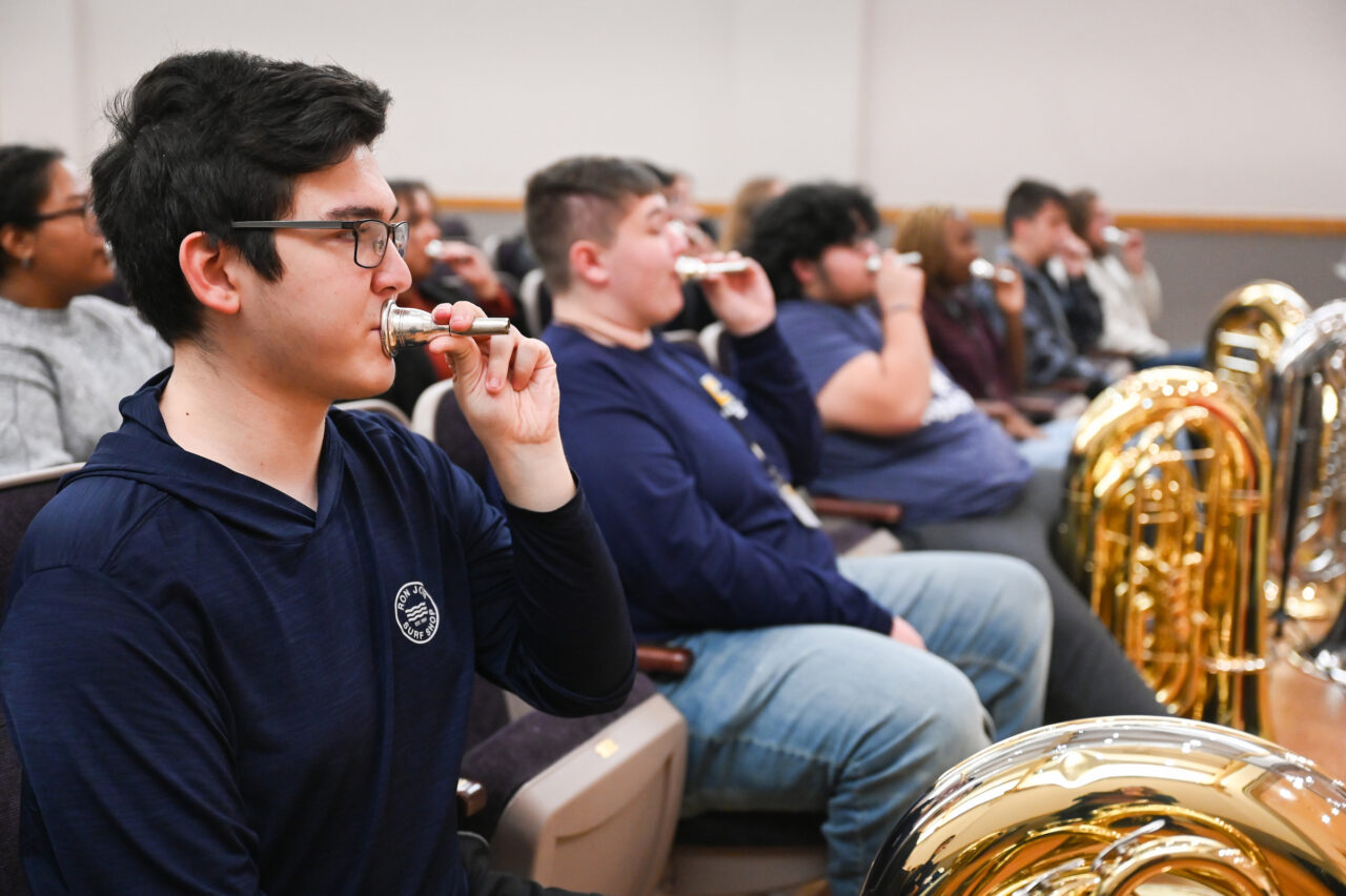 Honor Band Master Classes, Friday, Jan. 20, 2023 in the Fine Arts Center and Cadek Hall.