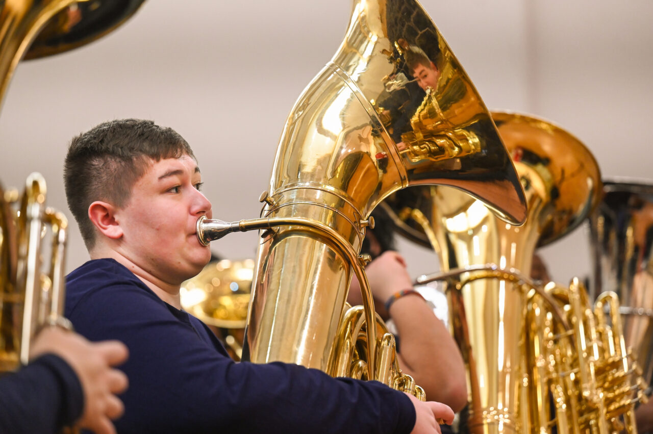 Honor Band Master Classes, Friday, Jan. 20, 2023 in the Fine Arts Center and Cadek Hall.