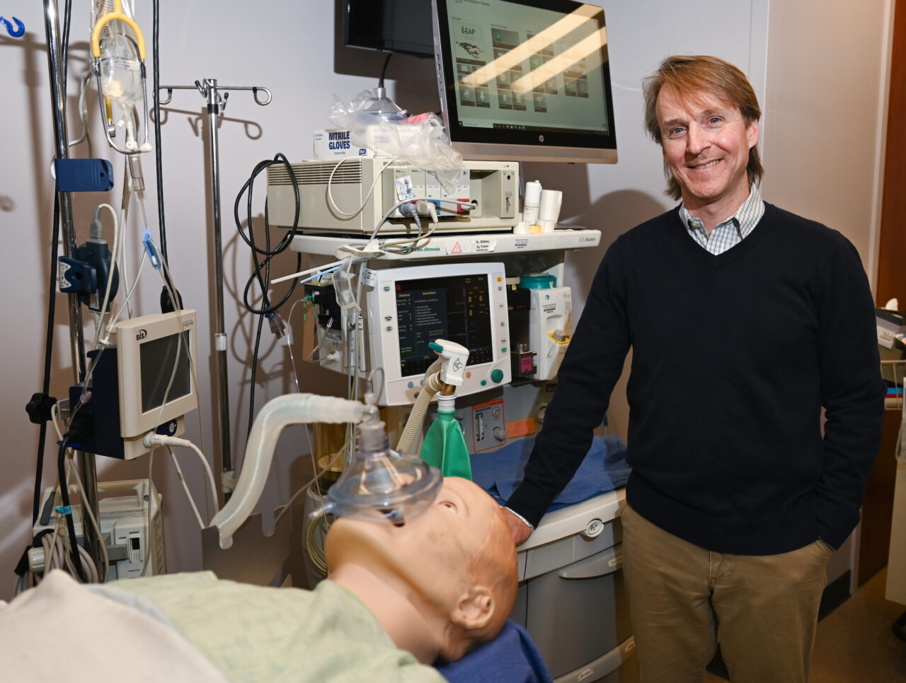 Assistant Professor Tommy Diller is a new member of the UTC Nurse Anesthesia faculty. Photo by Angela Foster.