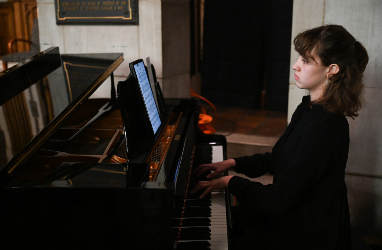 Blue and Gold memorial Monday, Feb. 27, 2023 in Patten Chapel.