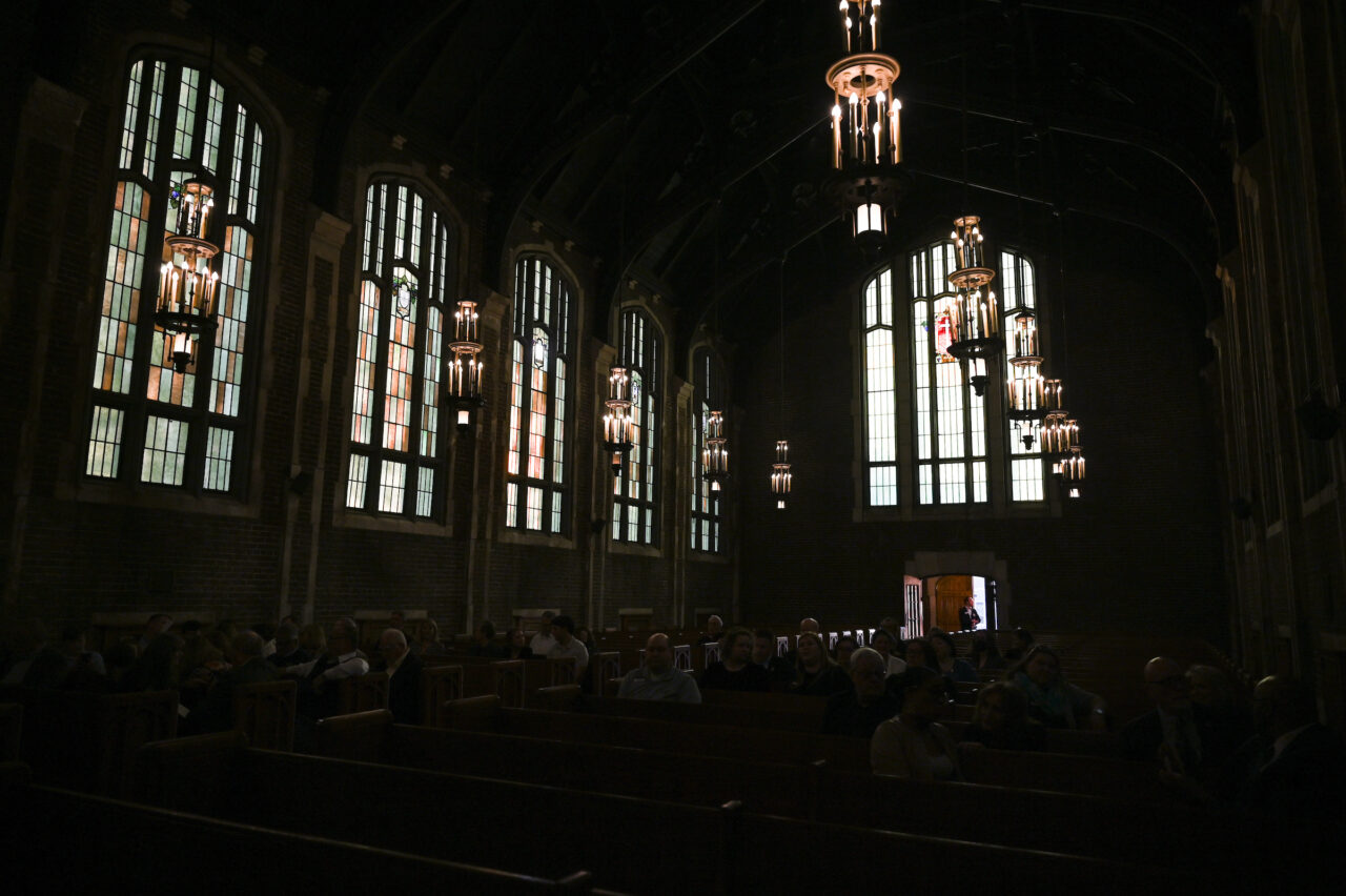 Blue and Gold memorial Monday, Feb. 27, 2023 in Patten Chapel.