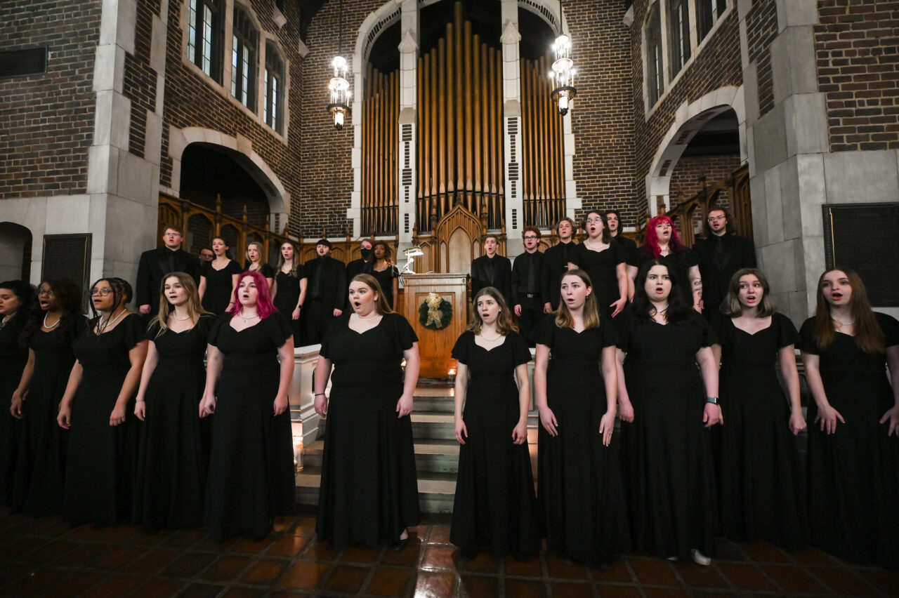 Blue and Gold memorial Monday, Feb. 27, 2023 in Patten Chapel.