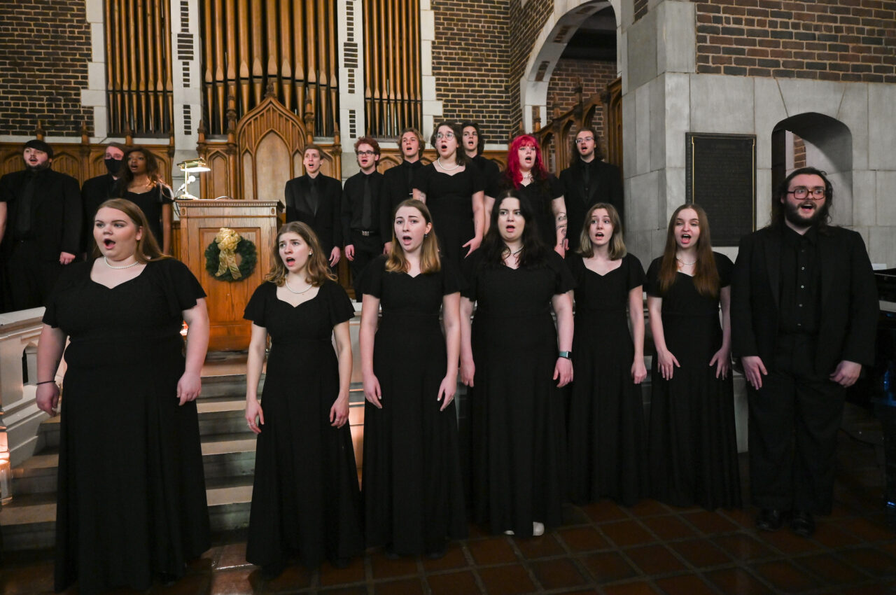 Blue and Gold memorial Monday, Feb. 27, 2023 in Patten Chapel.