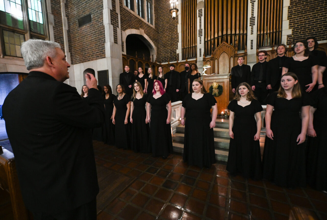 Blue and Gold memorial Monday, Feb. 27, 2023 in Patten Chapel.