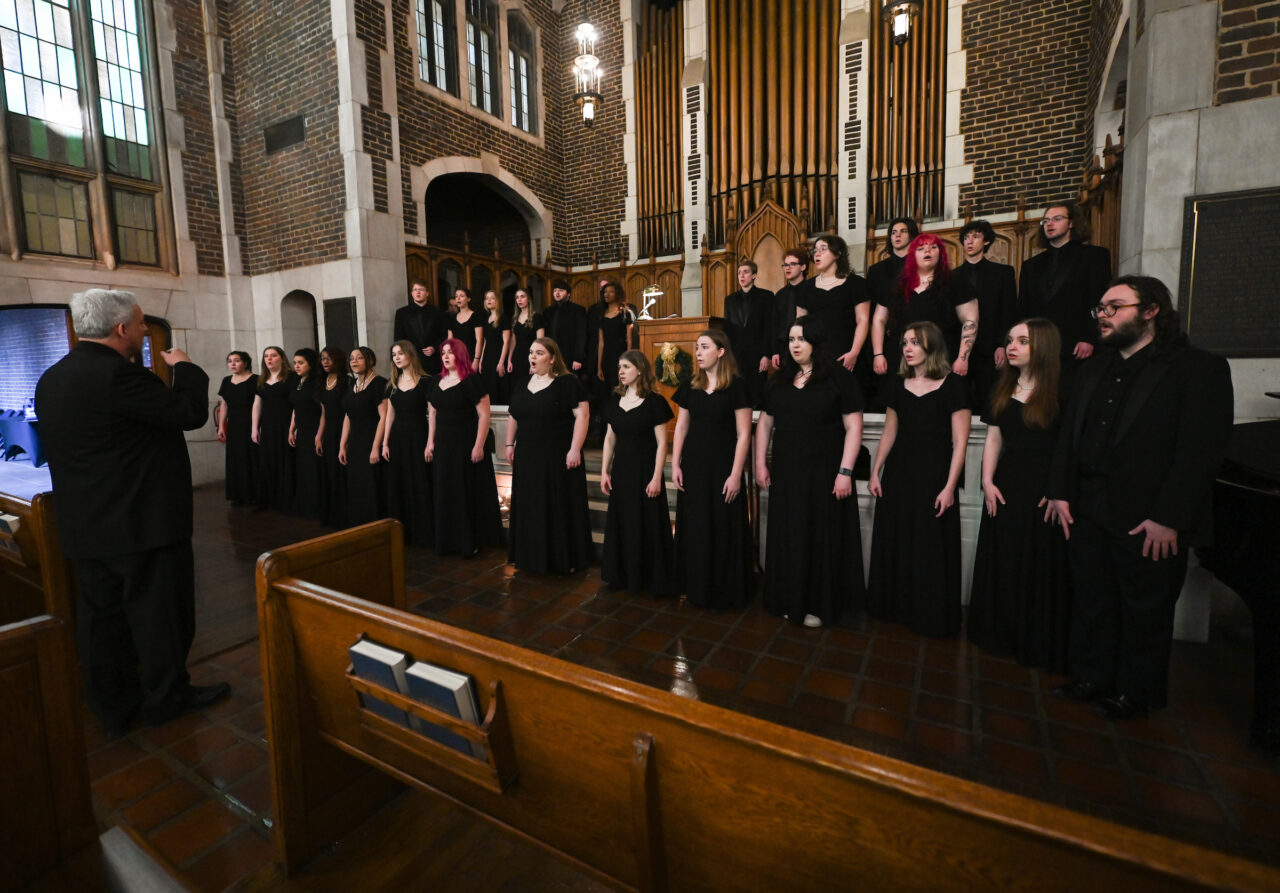 Blue and Gold memorial Monday, Feb. 27, 2023 in Patten Chapel.