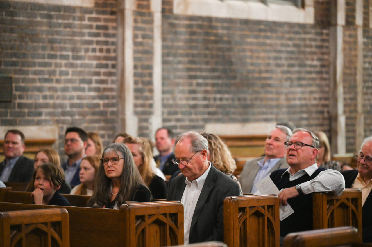 Blue and Gold memorial Monday, Feb. 27, 2023 in Patten Chapel.