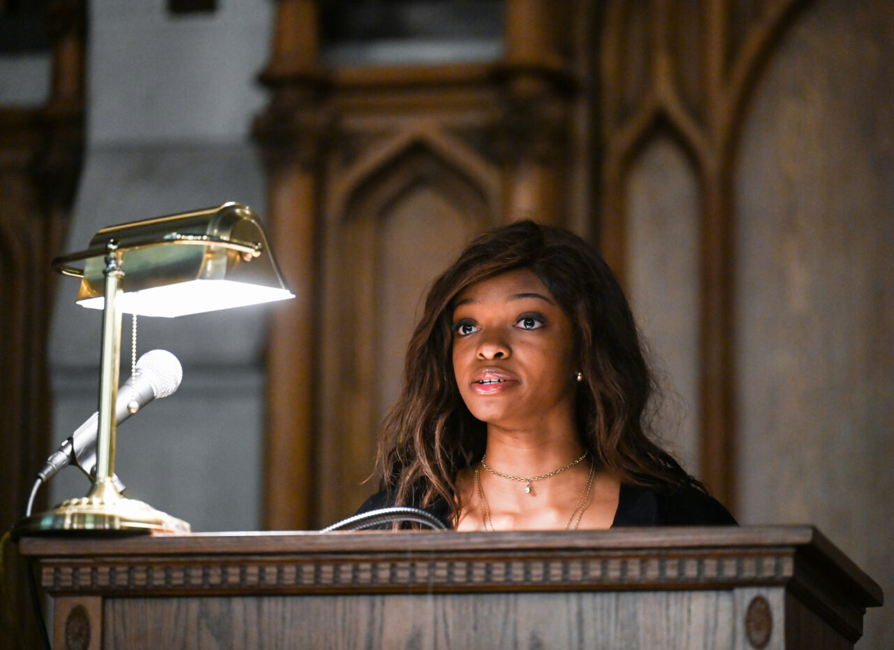 Blue and Gold memorial Monday, Feb. 27, 2023 in Patten Chapel.
