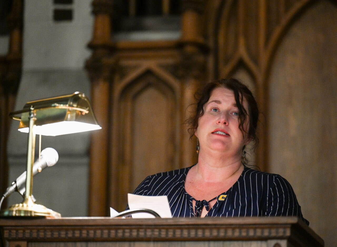 Blue and Gold memorial Monday, Feb. 27, 2023 in Patten Chapel.