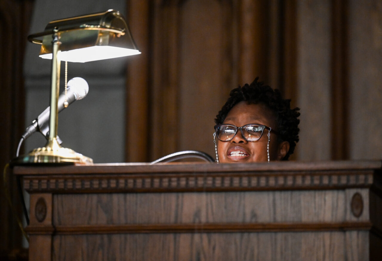 Blue and Gold memorial Monday, Feb. 27, 2023 in Patten Chapel.