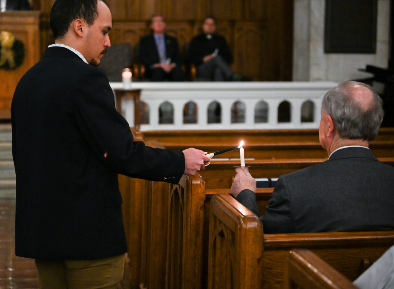 Blue and Gold memorial Monday, Feb. 27, 2023 in Patten Chapel.