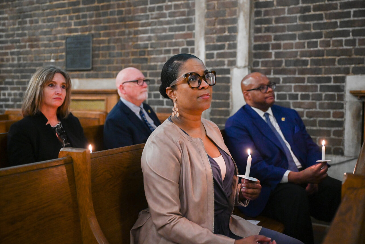 Blue and Gold memorial Monday, Feb. 27, 2023 in Patten Chapel.