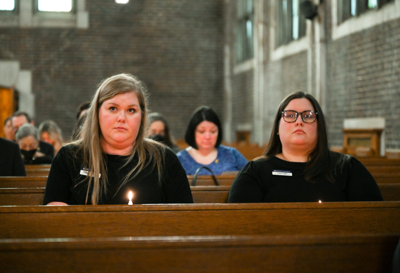 Blue and Gold memorial Monday, Feb. 27, 2023 in Patten Chapel.