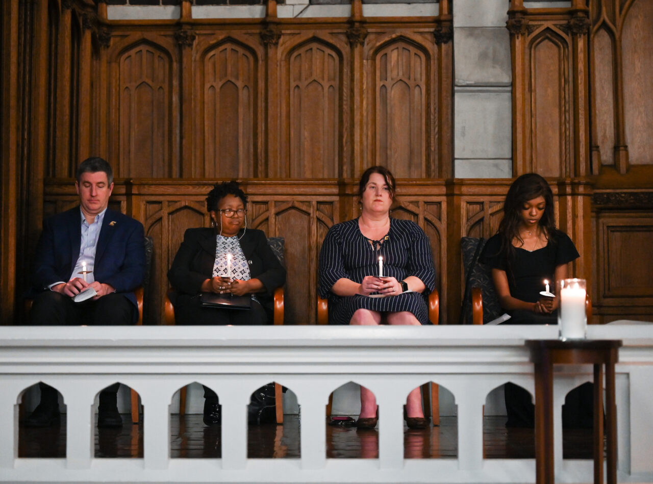 Blue and Gold memorial Monday, Feb. 27, 2023 in Patten Chapel.