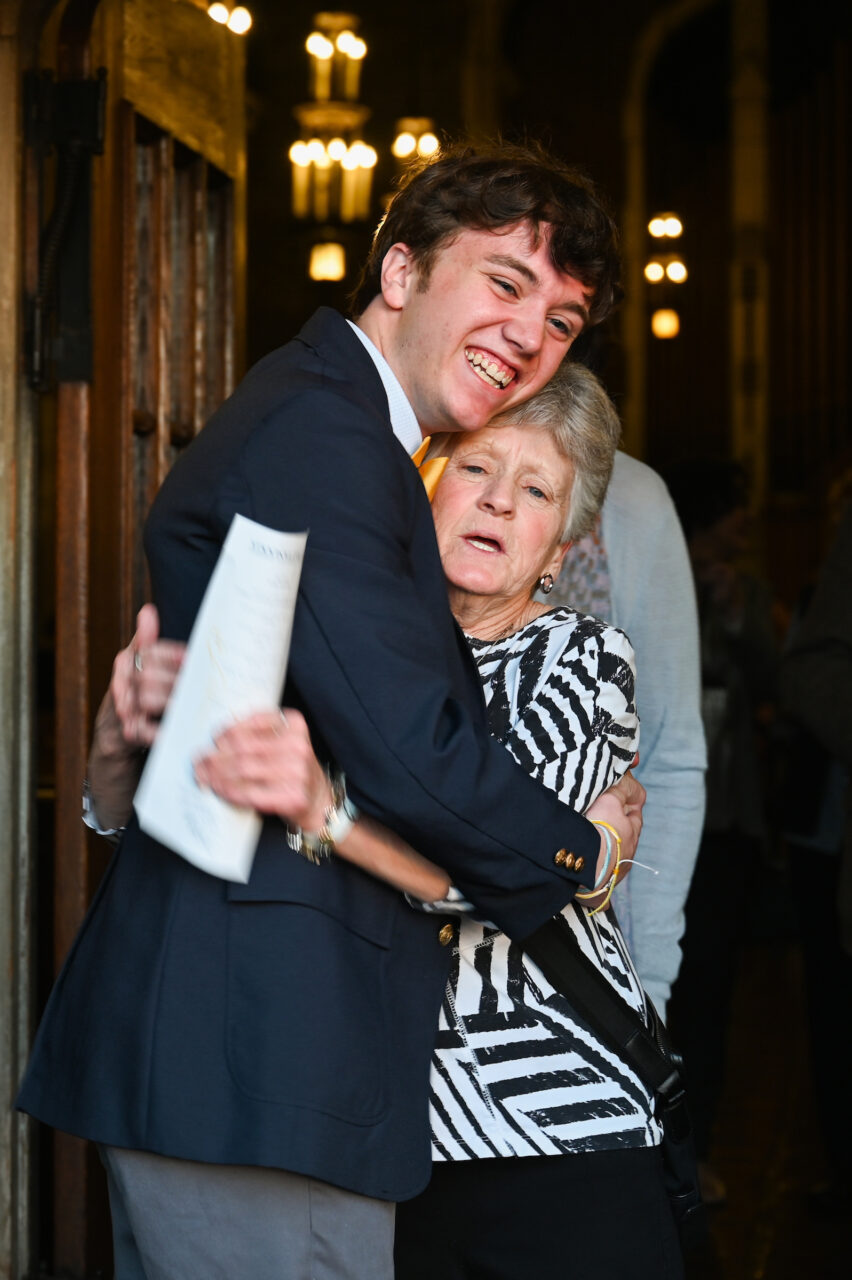 Blue and Gold memorial Monday, Feb. 27, 2023 in Patten Chapel.