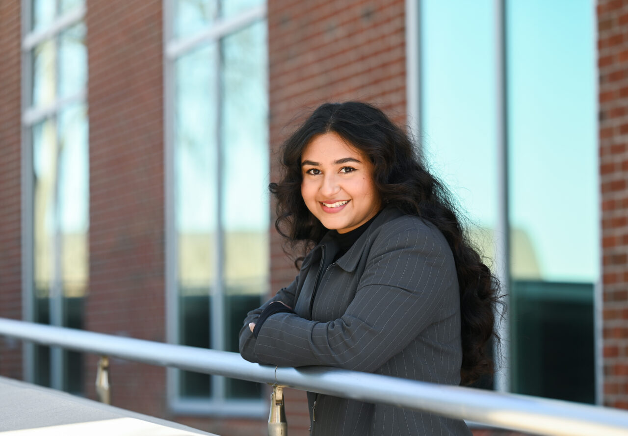 UTC junior Jannat Saeed will spend the summer at Princeton University after being awarded a Public Policy and International Affairs Junior Summer Institute Fellowship. Photo by Angela Foster.