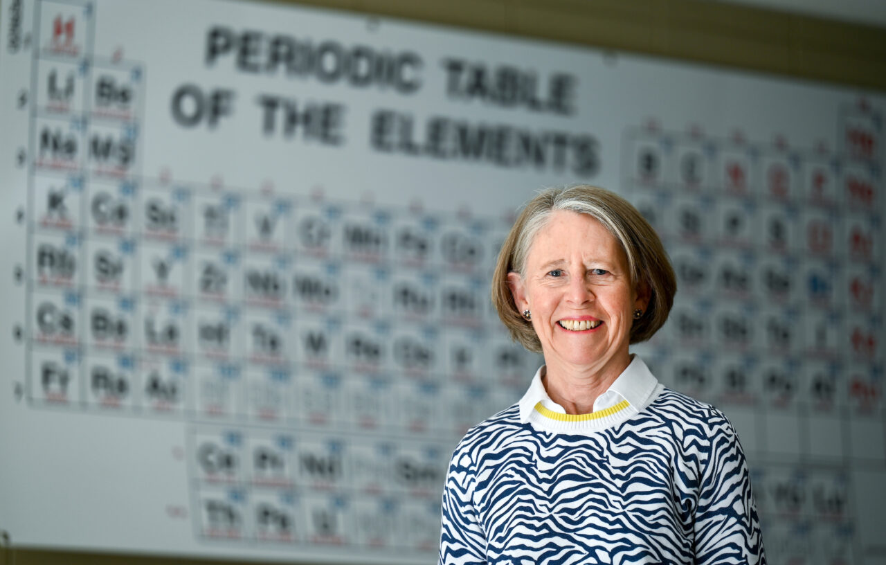 Becca Stimson has made it a mission to connect with the students and help "demystify" science.
