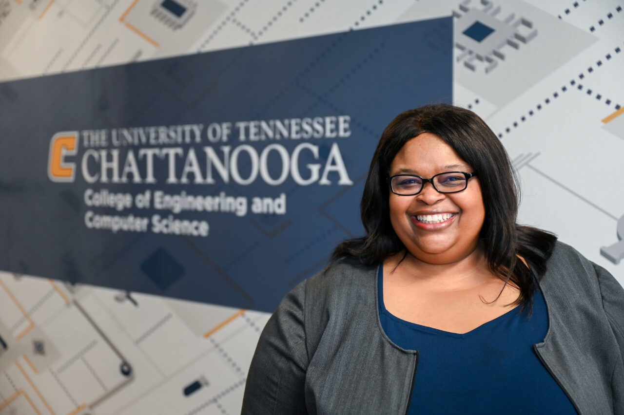 Dr. Sandra Affare, who received a bachelor's degree in engineering from UTC in 1988, began teaching in the College of Engineering and Computer Science in 2018. Photo by Angela Foster.