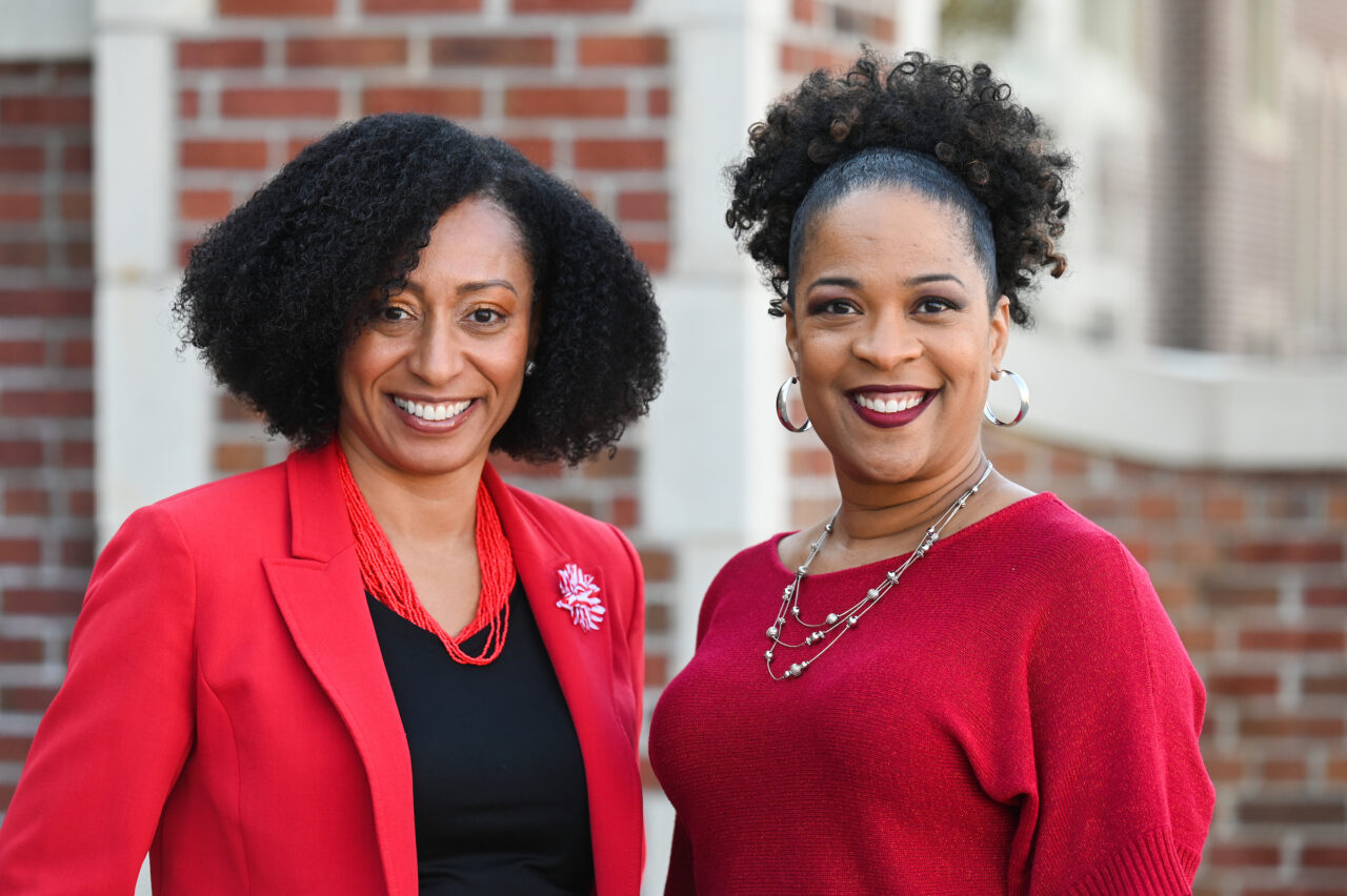 Shewanee Howard-Baptiste, left, and Stacy Lightfoot. Photo by Angela Foster.