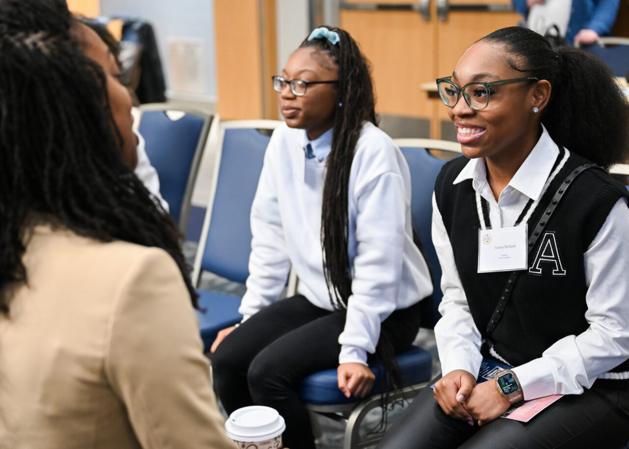 High school students attend the Education Equal Opportunity Group’s Career Speed Networking event in the UTC University Center. Photo by Angela Foster.