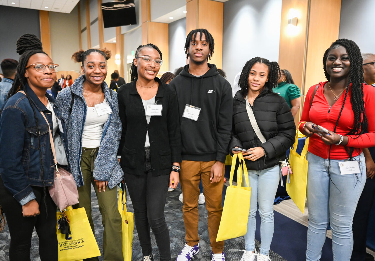 High school students attend the Education Equal Opportunity Group’s Career Speed Networking Wednesday, Mar. 8, 2023 in the University Center.