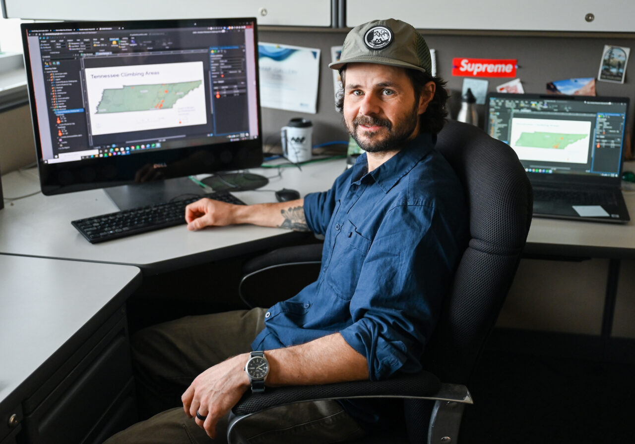 GIS Director Charlie Mix oversees and supports all things GIS for the UTC campus and its community partners.