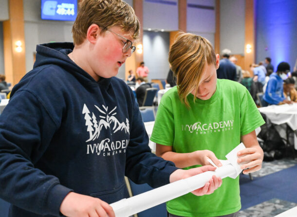 Marble Rollercoaster competition Friday, Mar. 10, 2023 in the Tennessee Room of the University Center.