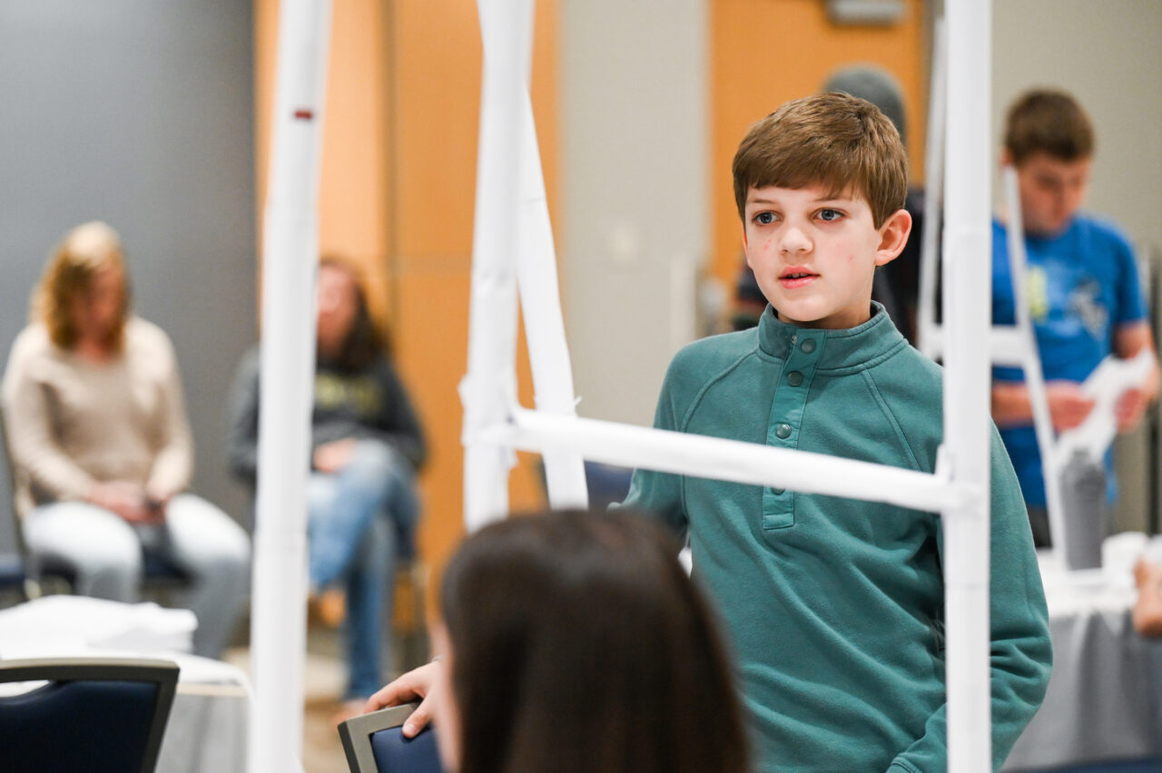 Marble Rollercoaster competition Friday, Mar. 10, 2023 in the Tennessee Room of the University Center.