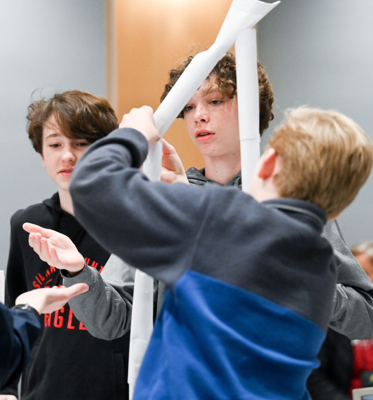 Marble Rollercoaster competition Friday, Mar. 10, 2023 in the Tennessee Room of the University Center.