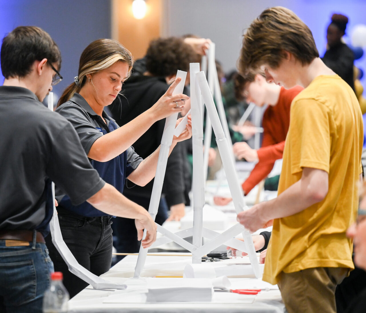 Marble Rollercoaster competition Friday, Mar. 10, 2023 in the Tennessee Room of the University Center.