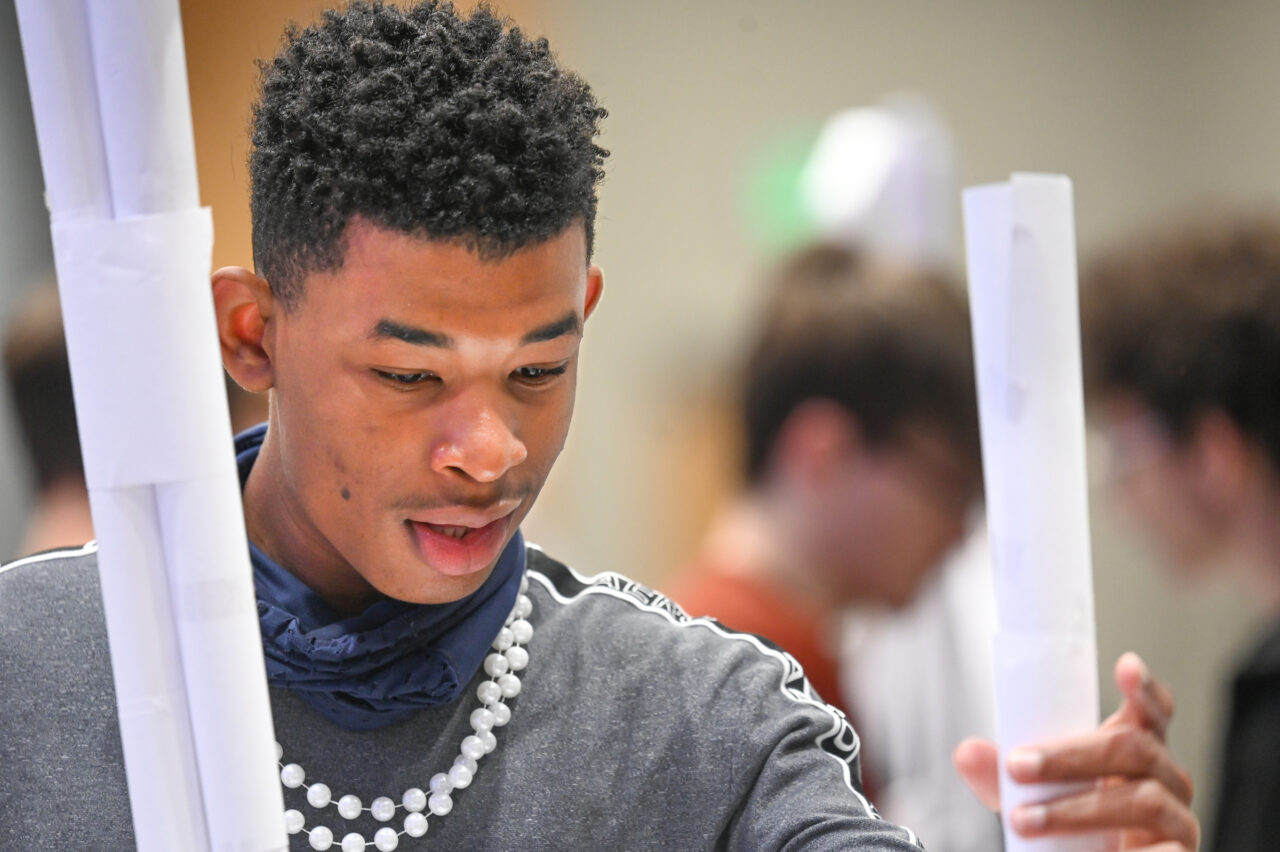 Marble Rollercoaster competition Friday, Mar. 10, 2023 in the Tennessee Room of the University Center.
