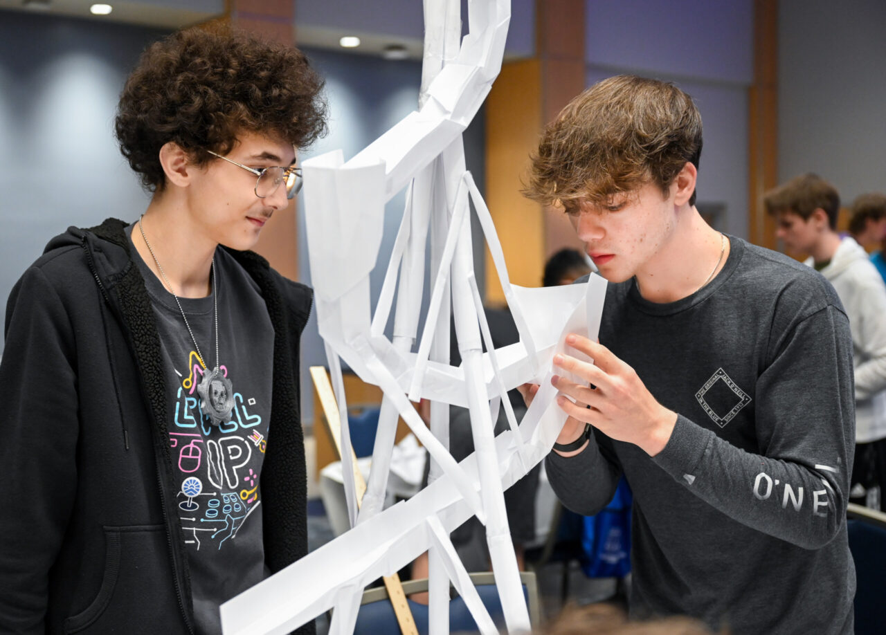 Marble Rollercoaster competition Friday, Mar. 10, 2023 in the Tennessee Room of the University Center.
