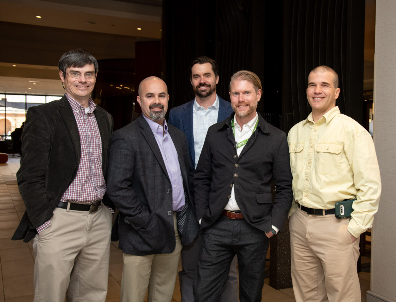 From left: Stephen Craven, Gabe Kurtz, Clay Hoover, Jason Moon and Matthew Wilson. Photo courtesy of Stephen Craven.