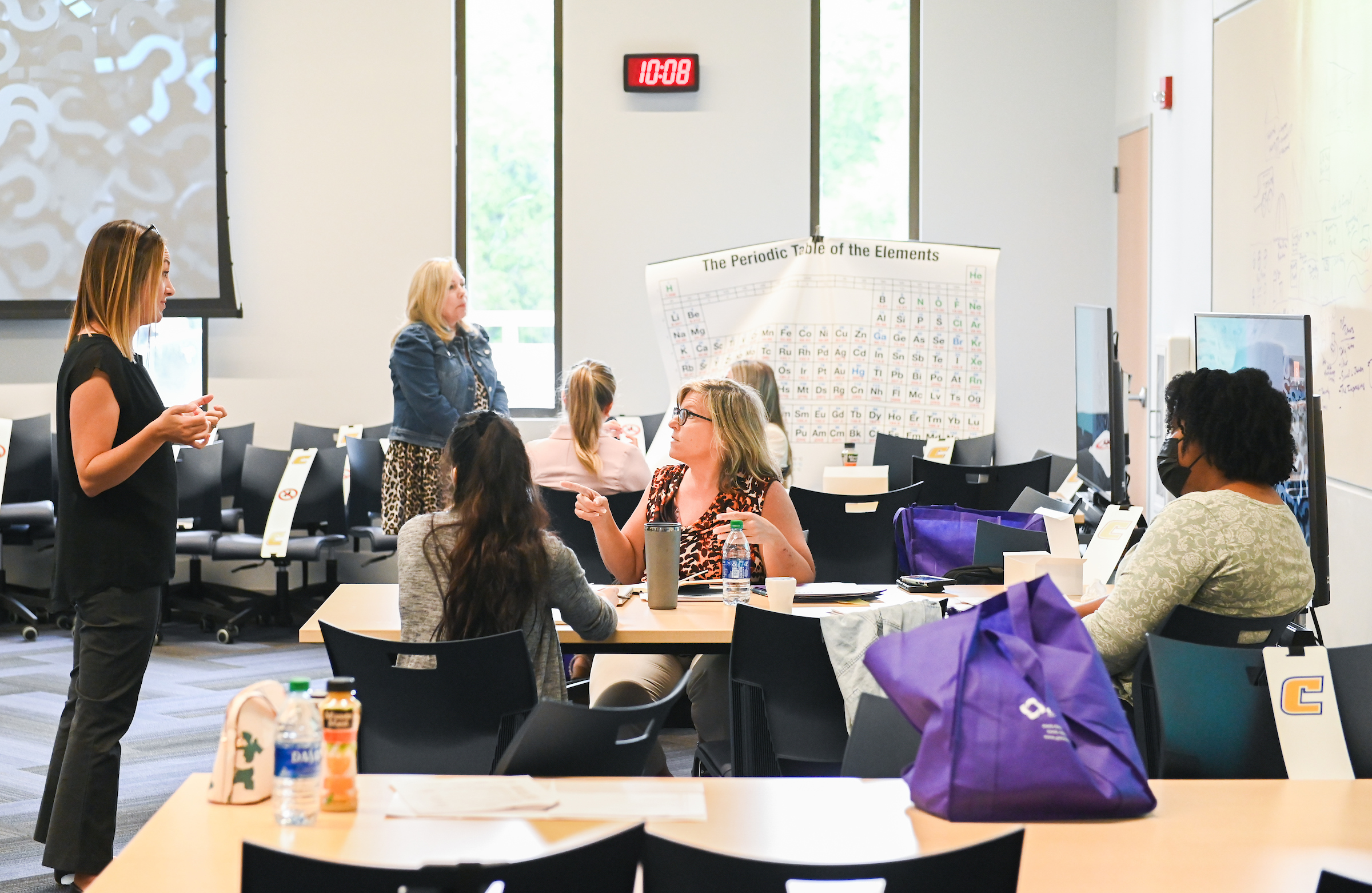 Dr. Christina Policastro leads a session during the 2021 Senator Tommy Burks Victim Assistance Academy.