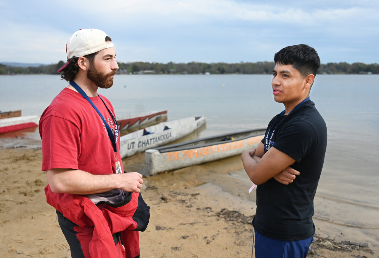 Concrete Canoe races and Steel Bridge building, Friday, March 31, 2023 at Chester Frost as part of the American Society of Civil Engineers Mid-South Student Symposium.