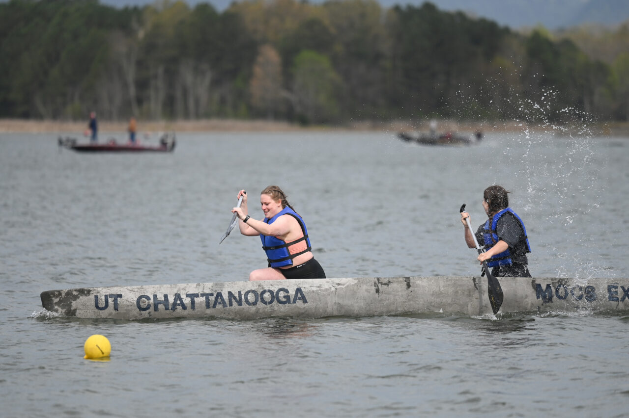 Concrete Canoe races and Steel Bridge building, Friday, March 31, 2023 at Chester Frost as part of the American Society of Civil Engineers Mid-South Student Symposium.