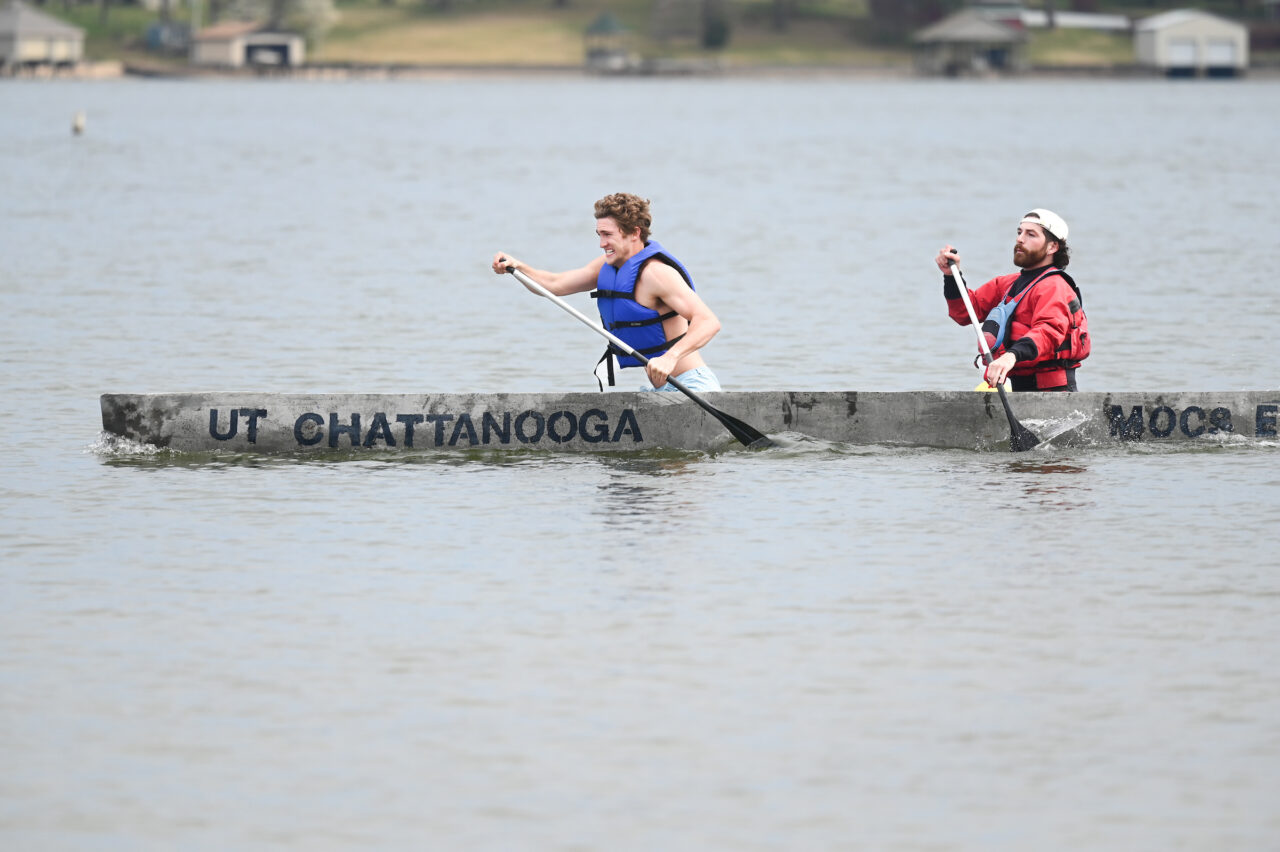Concrete Canoe races and Steel Bridge building, Friday, March 31, 2023 at Chester Frost as part of the American Society of Civil Engineers Mid-South Student Symposium.