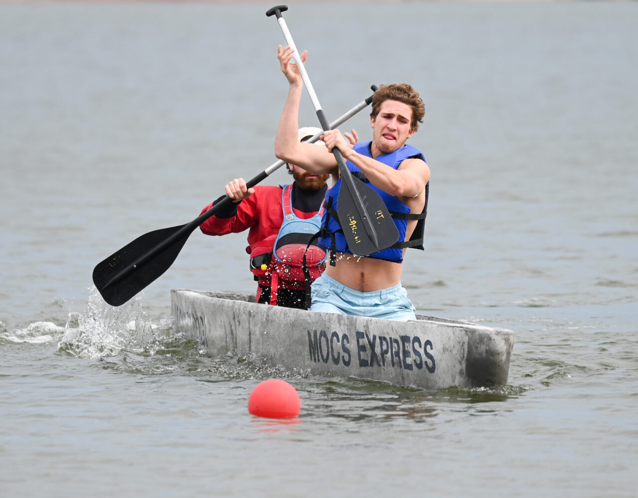 Concrete Canoe races and Steel Bridge building, Friday, March 31, 2023 at Chester Frost as part of the American Society of Civil Engineers Mid-South Student Symposium.