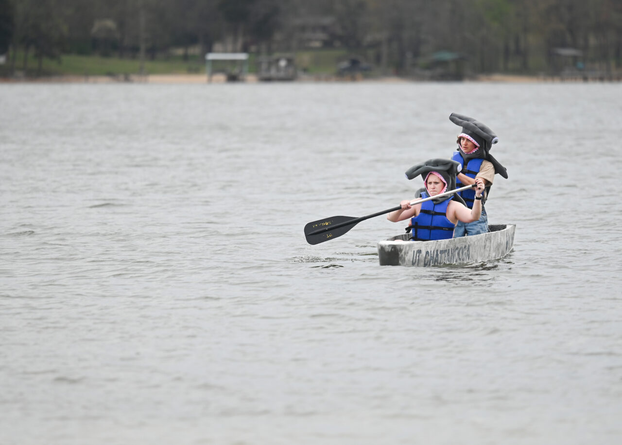 Concrete Canoe races and Steel Bridge building, Friday, March 31, 2023 at Chester Frost as part of the American Society of Civil Engineers Mid-South Student Symposium.